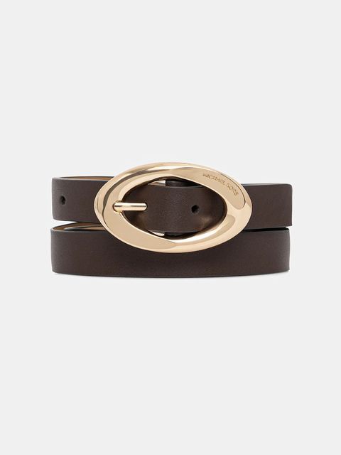 MICHAEL Michael Kors pasek damski kolor brązowy 29MKWB529006 - zdjęcie produktu nr 1