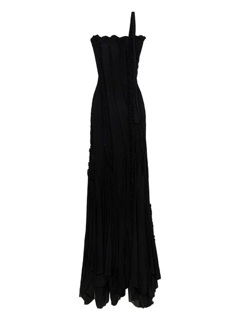 Blumarine draped evening gown - Black - zdjęcie produktu nr 1