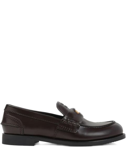Miu Miu leather penny loafers - Brown - zdjęcie produktu nr 1
