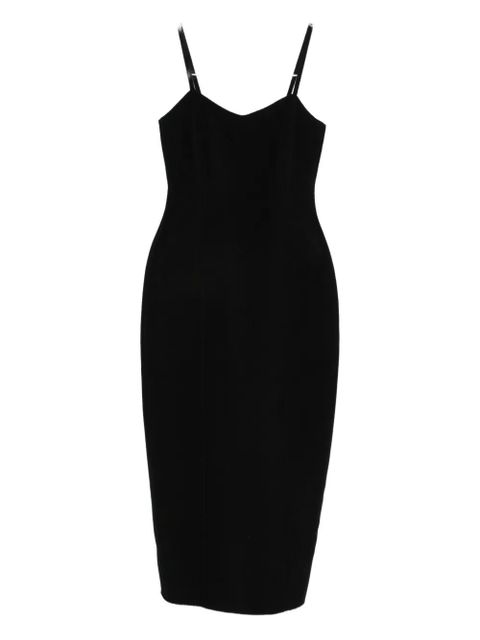Róhe sculptural double-face dress - Black
