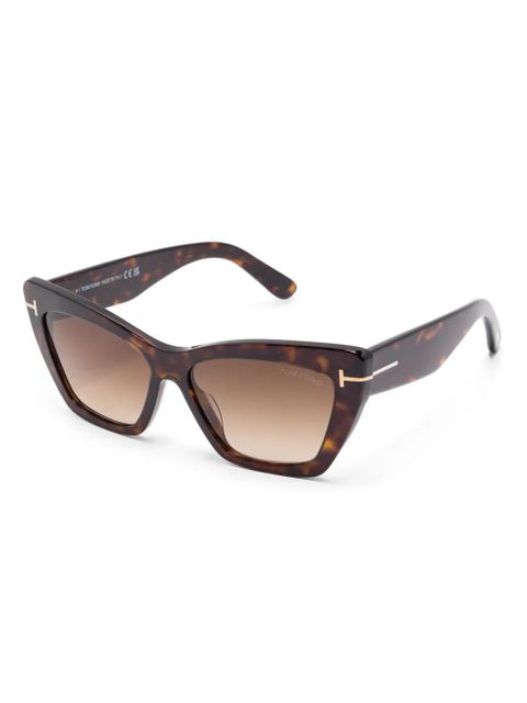 TOM FORD Eyewear Wyatt sunglasses - Brown - zdjęcie produktu nr 2