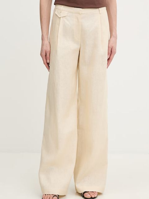 Bardot spodnie lniane