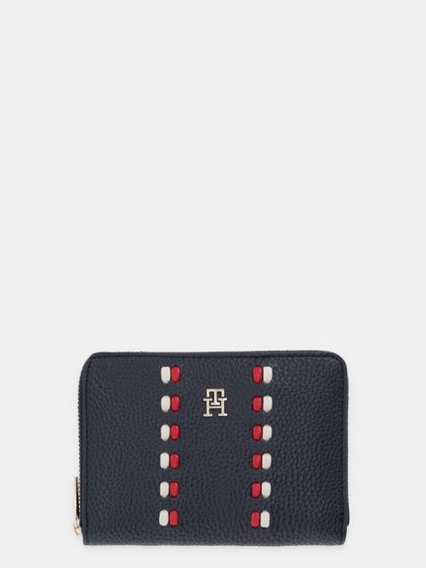 Tommy Hilfiger portfel damski kolor granatowy AW0AW18132 - zdjęcie produktu nr 1