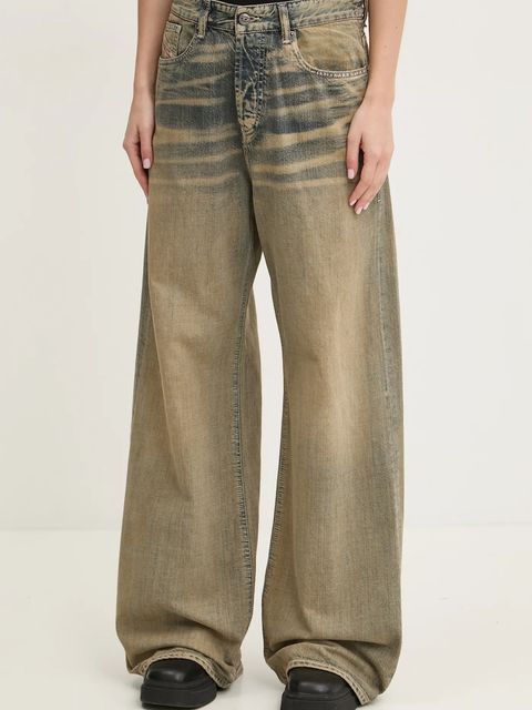 Diesel jeansy 1996 D-SIRE L.32 TROUSERS damskie kolor beżowy A06925.09L49 - zdjęcie produktu nr 1