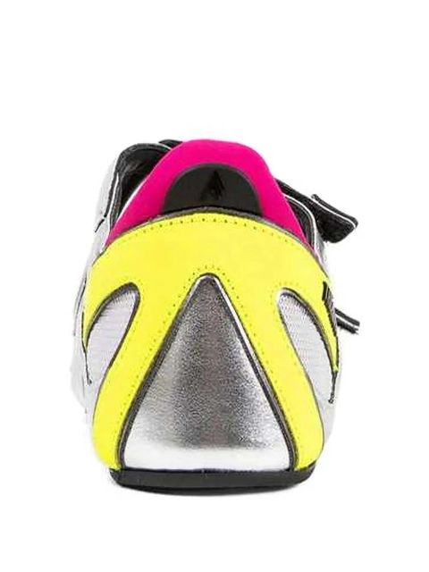 The Attico Floor 01 holographic ballet flats - Silver