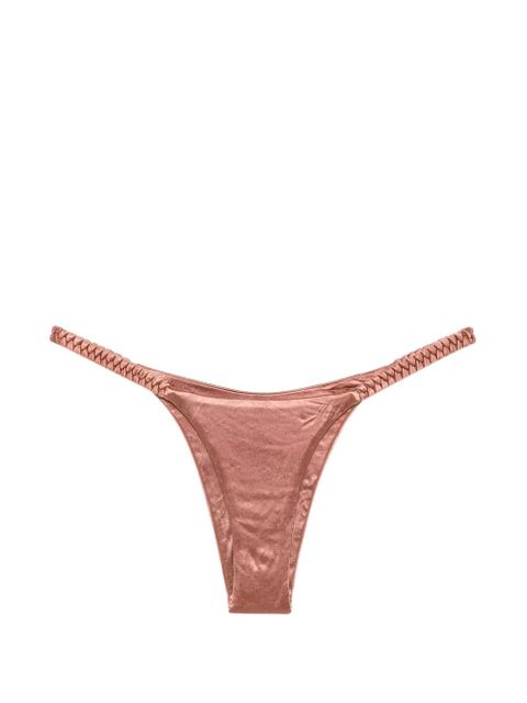 Isa Boulder High Weave bikini bottom - Pink - zdjęcie produktu nr 1