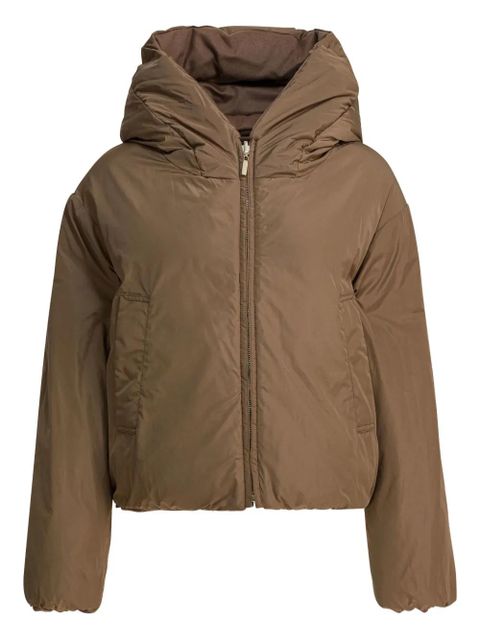 Max Mara reversible hooded zip down jacket - Brown - zdjęcie produktu nr 1