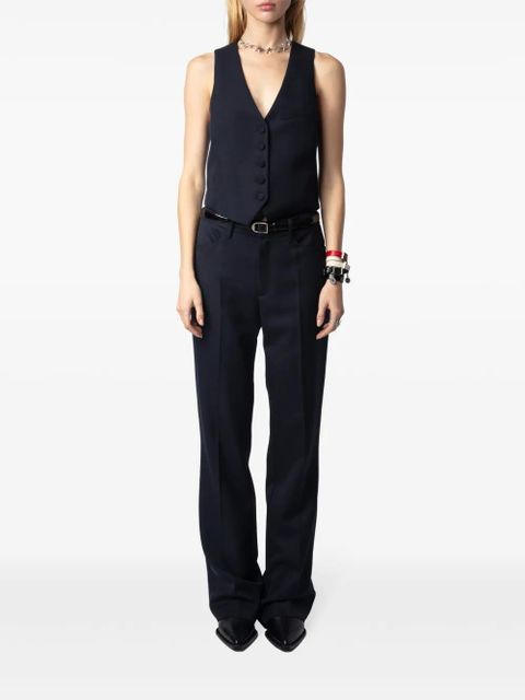 Zadig&Voltaire Emaux waistcoat - Blue - zdjęcie produktu nr 2