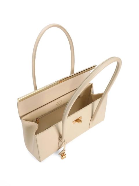 Dolce & Gabbana Marlene padlock-detail tote bag - Neutrals