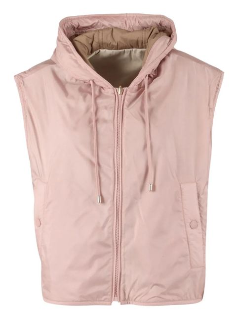 Weekend Max Mara hooded quilted gilet - Pink