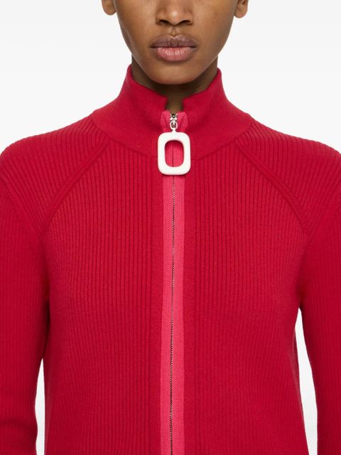 JW Anderson zip-up cardigan - Red