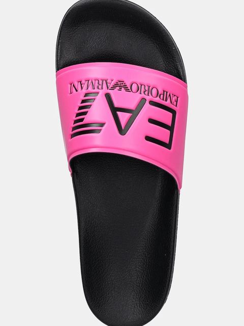 EA7 Emporio Armani klapki damskie kolor różowy AF15118.7X000108