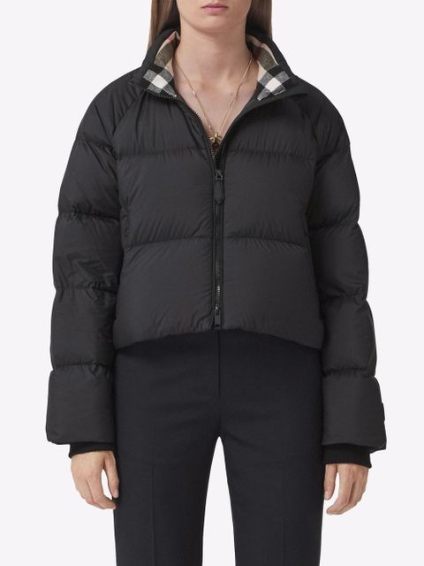 Burberry cropped padded jacket - Black - zdjęcie produktu nr 2
