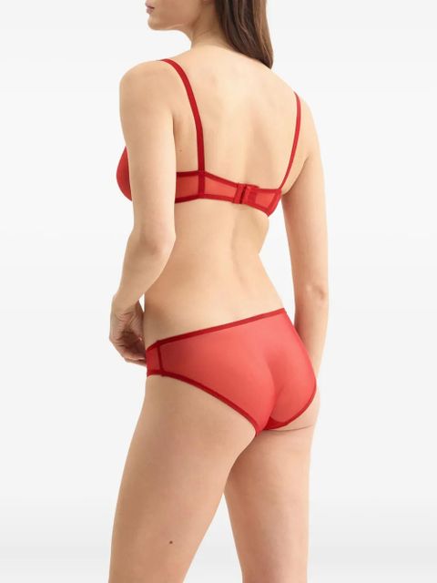 ERES Eden Tonique mesh full-cup bra - Red