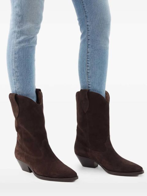 ISABEL MARANT Duerto pointed-toe boots - Brown