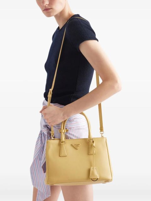 Prada medium Galleria tote bag - Yellow - zdjęcie produktu nr 2