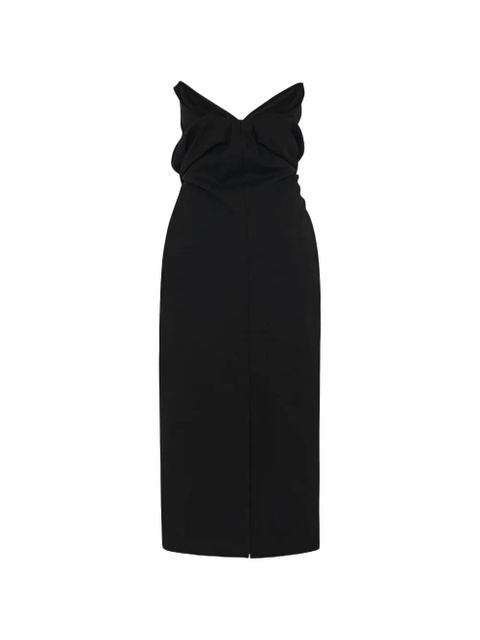 The Row draped midi dress - Black - zdjęcie produktu nr 2