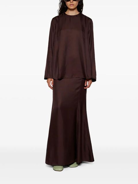 LouLou de Saison Adalyn blouse - Brown - zdjęcie produktu nr 2