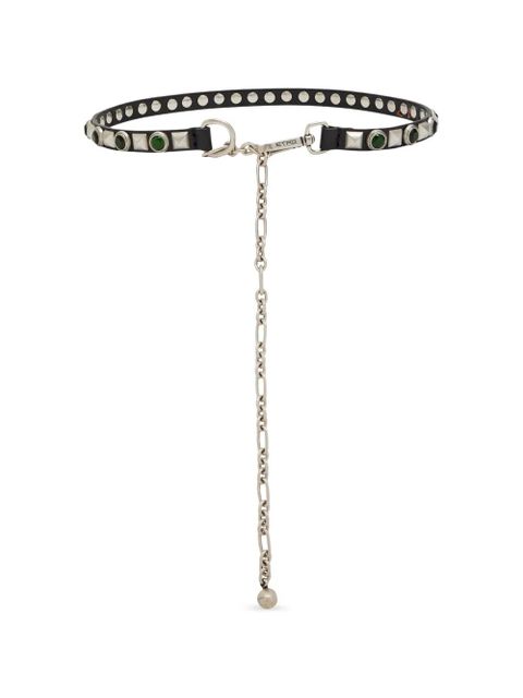 ETRO studded chain belt - Black - zdjęcie produktu nr 1