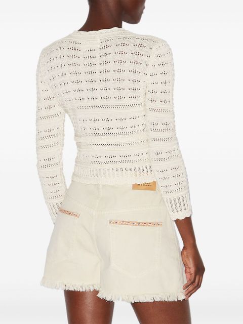 MARANT ÉTOILE Ajaline cardigan - Neutrals