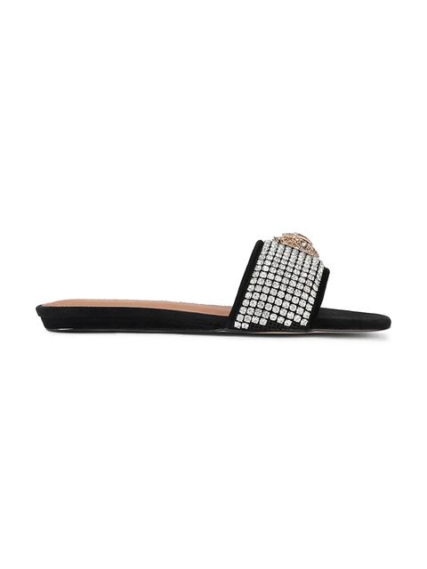Kurt Geiger London klapki skórzane Kensington C Flat Sandal - zdjęcie produktu nr 1