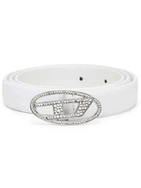 Diesel B-1DR leather belt - White - zdjęcie produktu nr 1