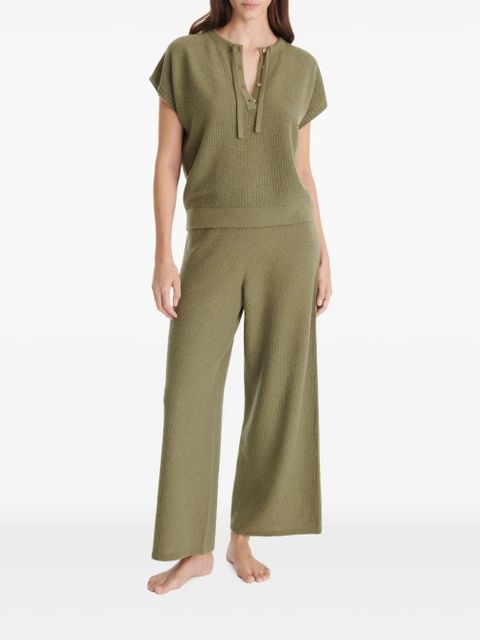 ERES Vaporeux knitted top - Green