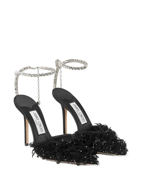 Jimmy Choo 100mm Saeda pumps - Black - zdjęcie produktu nr 2