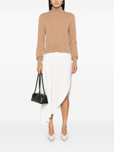 TOTEME 'Cropped Turtleneck' turtleneck sweater - Neutrals - zdjęcie produktu nr 2