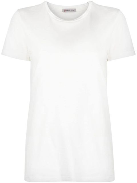 Moncler crew-neck T-shirt - White - zdjęcie produktu nr 1