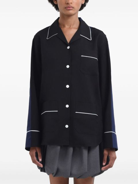 Marni virgin wool pajama shirt - Black - zdjęcie produktu nr 2