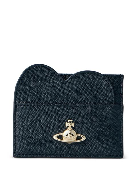 Vivienne Westwood heart-motif card holder - Black - zdjęcie produktu nr 1