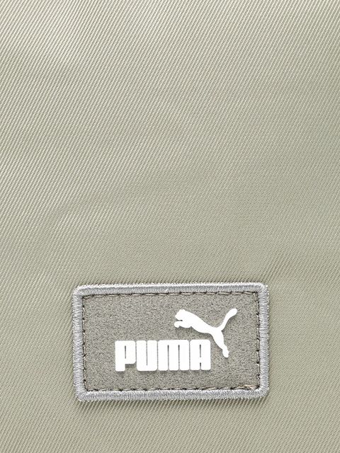 Puma plecak damski kolor zielony duży gładki 91348