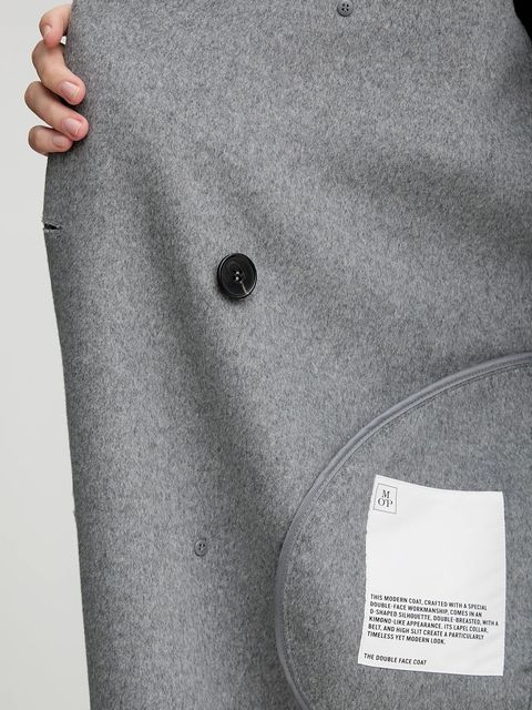 Marc O'Polo płaszcz z wełną