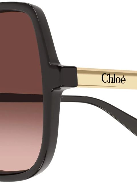 Chloé Eyewear Judy oversized-frame sunglasses - Black