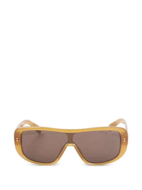Jacquemus shield-frame sunglasses - Neutrals - zdjęcie produktu nr 1