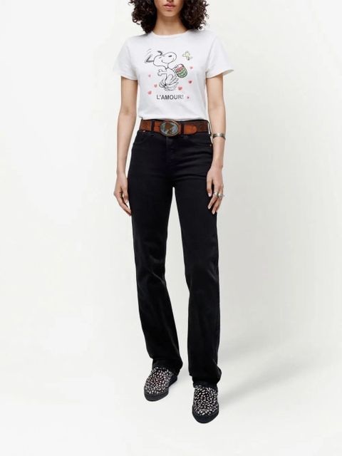 RE/DONE straight-leg high-rise jeans - Black