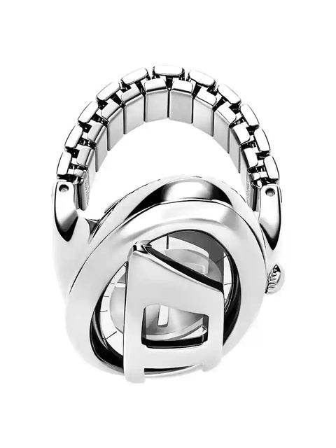 Diesel zegarek D-Era Watch Ring damski kolor srebrny DZ5623