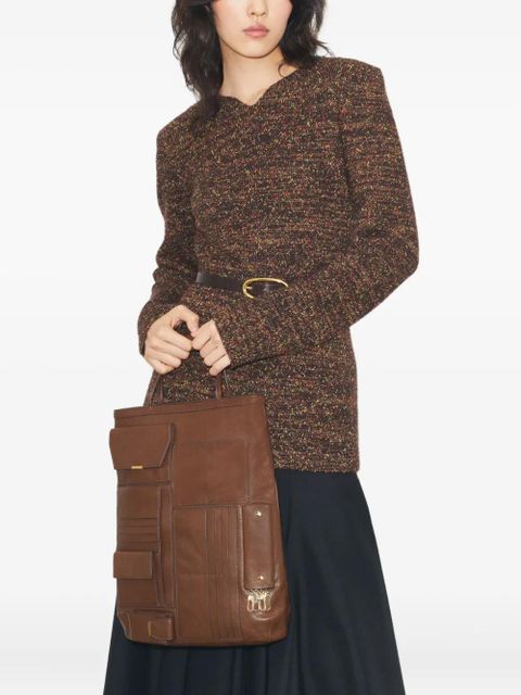 Tory Burch multi pocket tote bag - Brown - zdjęcie produktu nr 2