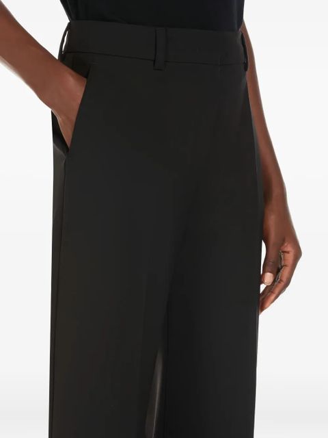 Sportmax pressed-crease trousers - Black