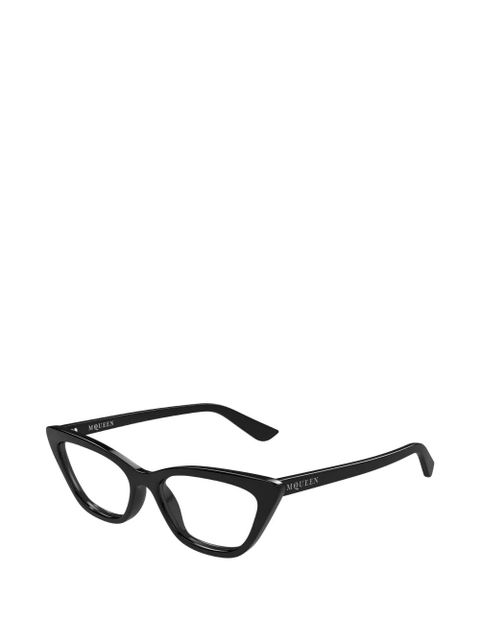 Alexander McQueen cat-eye glasses - Black - zdjęcie produktu nr 2