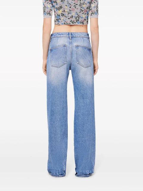 Rabanne 1969 cotton straight-leg jeans - Blue