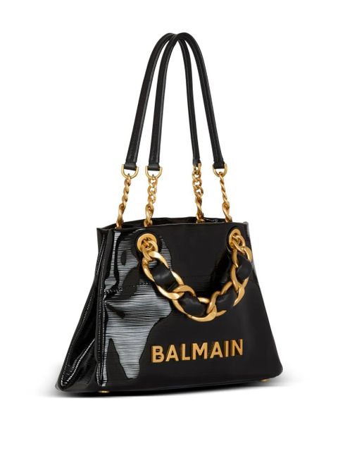 Balmain small 1945 Soft tote bag - Black