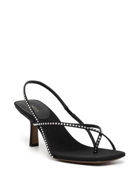 NEOUS Shamali strap-design 65mm sandals - Black - zdjęcie produktu nr 2