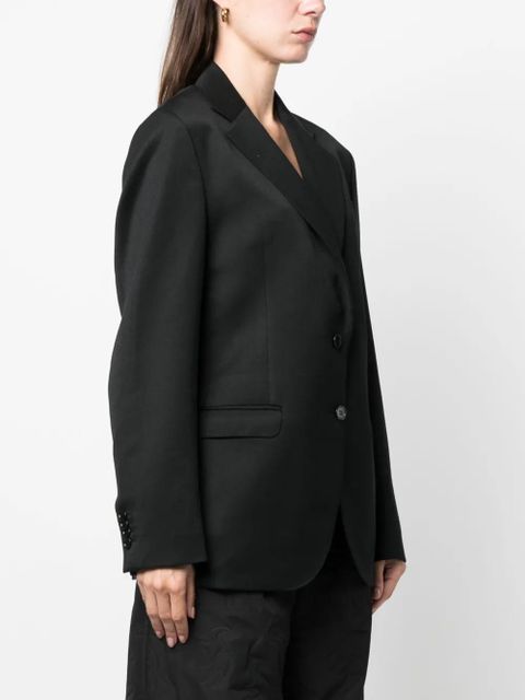Simone Rocha single-breast notched-lapel blazer - Black - zdjęcie produktu nr 2