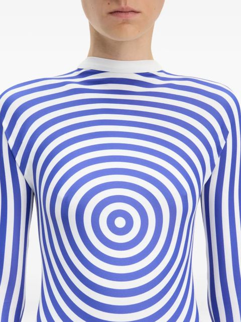 Jean Paul Gaultier The Blue Target maxi dress