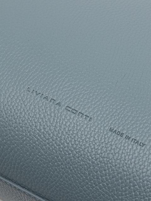 Liviana Conti torebka skórzana kolor niebieski A5WA52