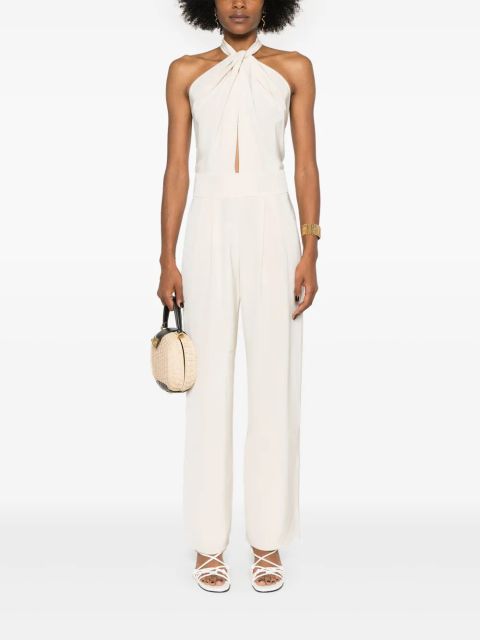 Johanna Ortiz Mark Of Honor silk jumpsuit - Neutrals