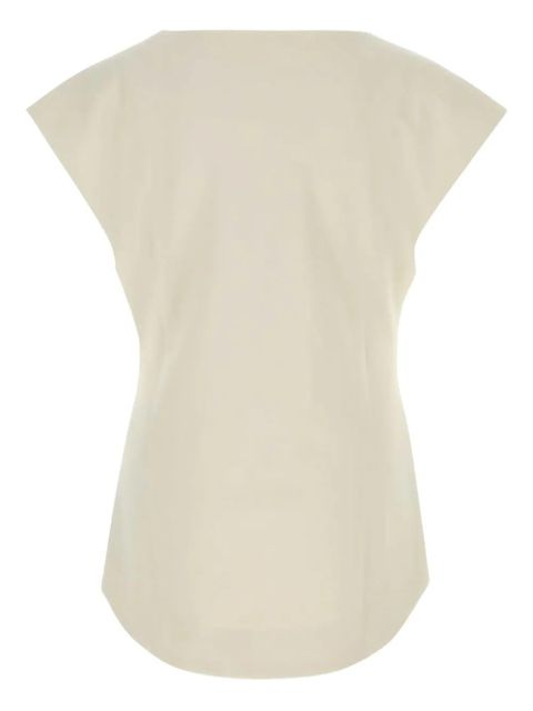 ENTIRE STUDIOS V-neck top - Neutrals - zdjęcie produktu nr 2