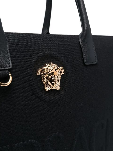 Versace large La Medusa tote bag - Black